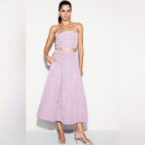 NWT Old Navy Occassion Lilac Polka Dot Taffeta Set Size Large